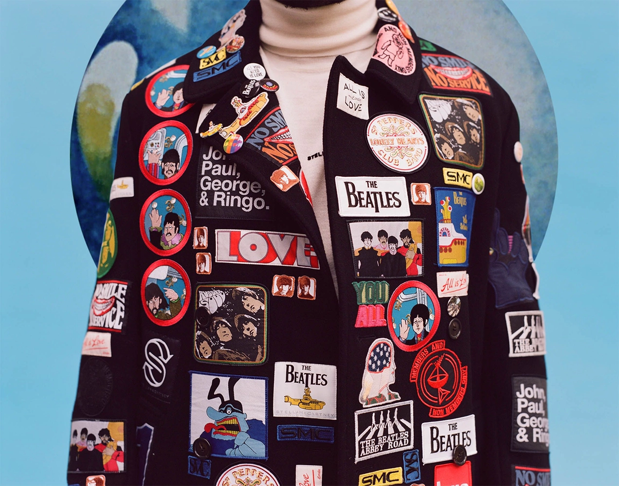 Stella McCartney Beatles Patches Coat